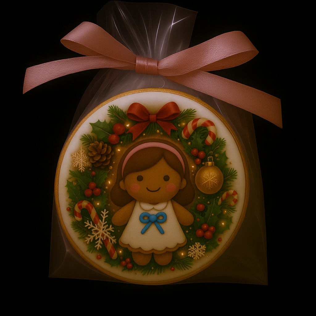 CIASTKO LUKROWANE MAMIK FAMILY SIOSTRA BLUE ROZ.XL KWADR RĘCZNIE ROBIONE